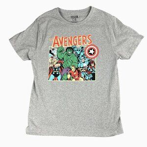 Marvel Avengers Gray Graphic T-Shirt L/G Crew Neck Short Sleeve Youth Unisex